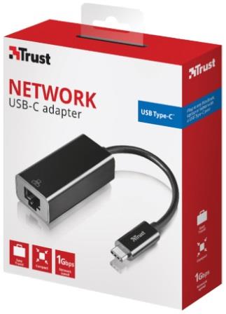 TRUST Adattatore USB Type-C - Ethernet Trust